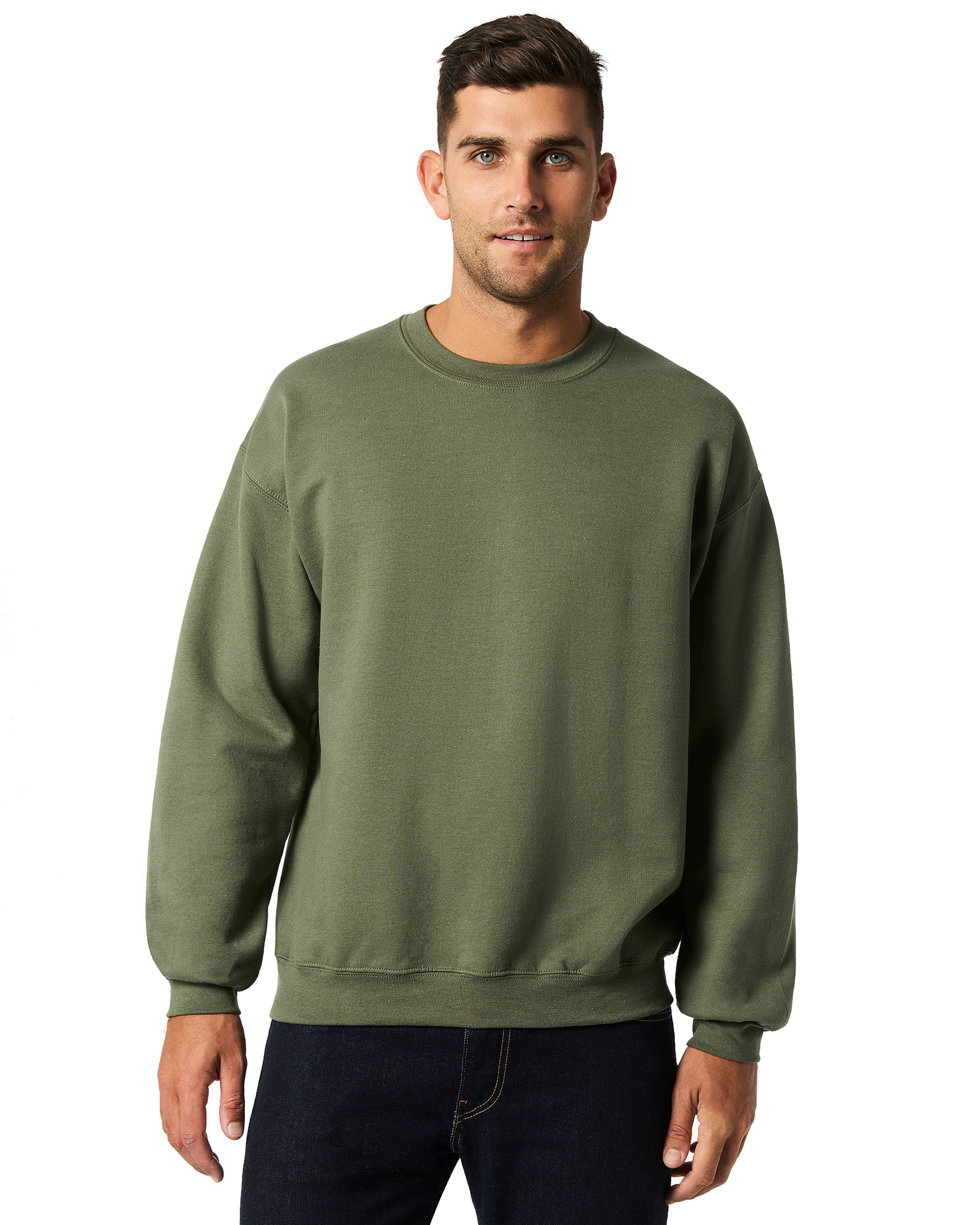 Gildan Heavy Blend Unisex Adult Long Sleeve Polycotton Crewneck Sweatshirt - Picture 32 of 45