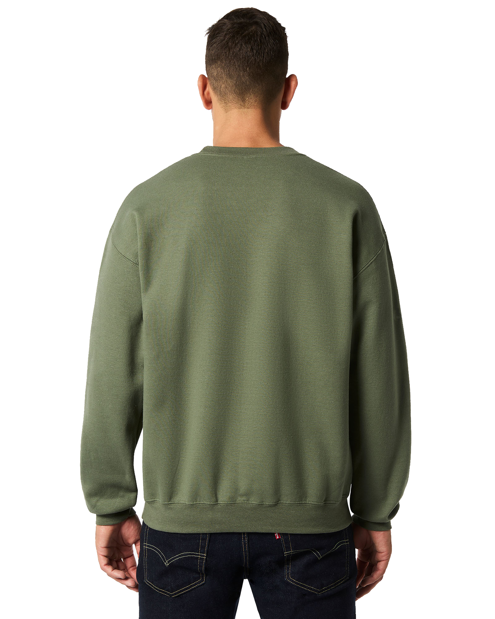 Gildan Heavy Blend Unisex Adult Long Sleeve Polycotton Crewneck Sweatshirt - Picture 33 of 45