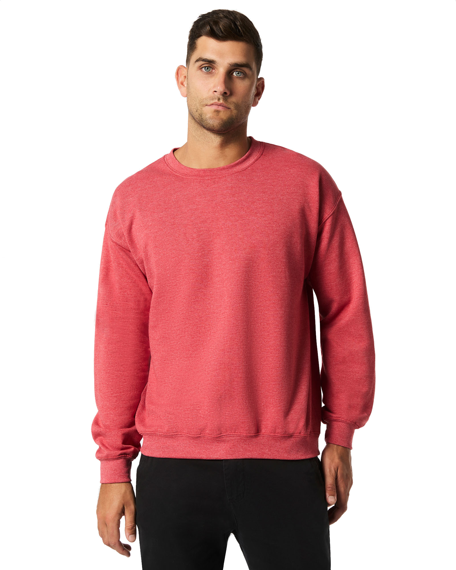Gildan Heavy Blend Unisex Adult Long Sleeve Polycotton Crewneck Sweatshirt - Picture 22 of 45