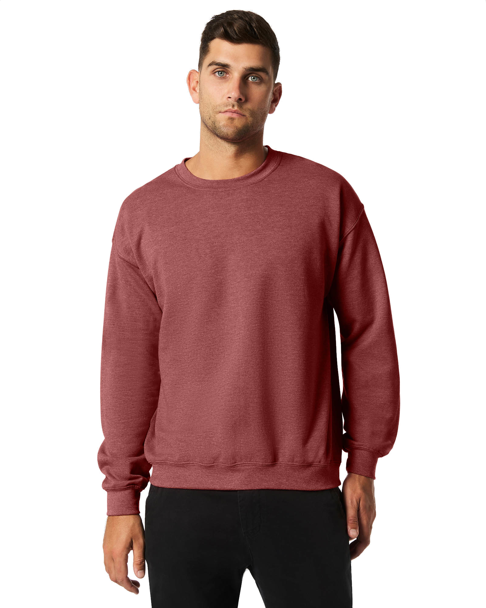 Gildan Heavy Blend Unisex Adult Long Sleeve Polycotton Crewneck Sweatshirt - Picture 16 of 45
