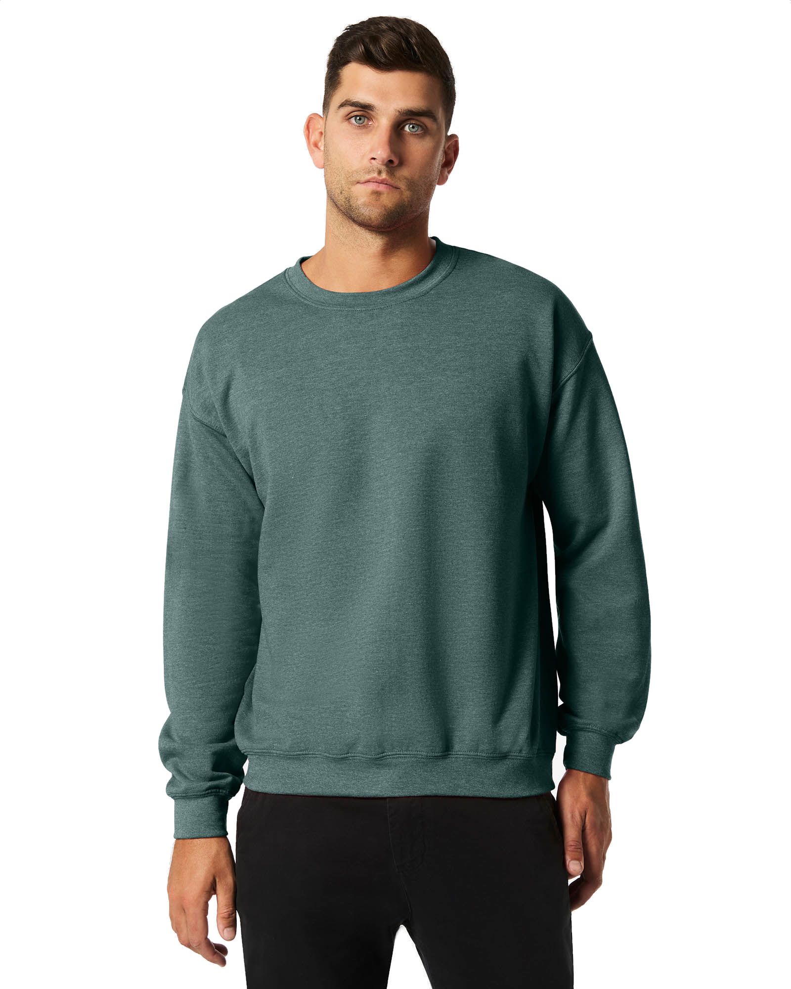 Gildan Heavy Blend Unisex Adult Long Sleeve Polycotton Crewneck Sweatshirt - Picture 10 of 45
