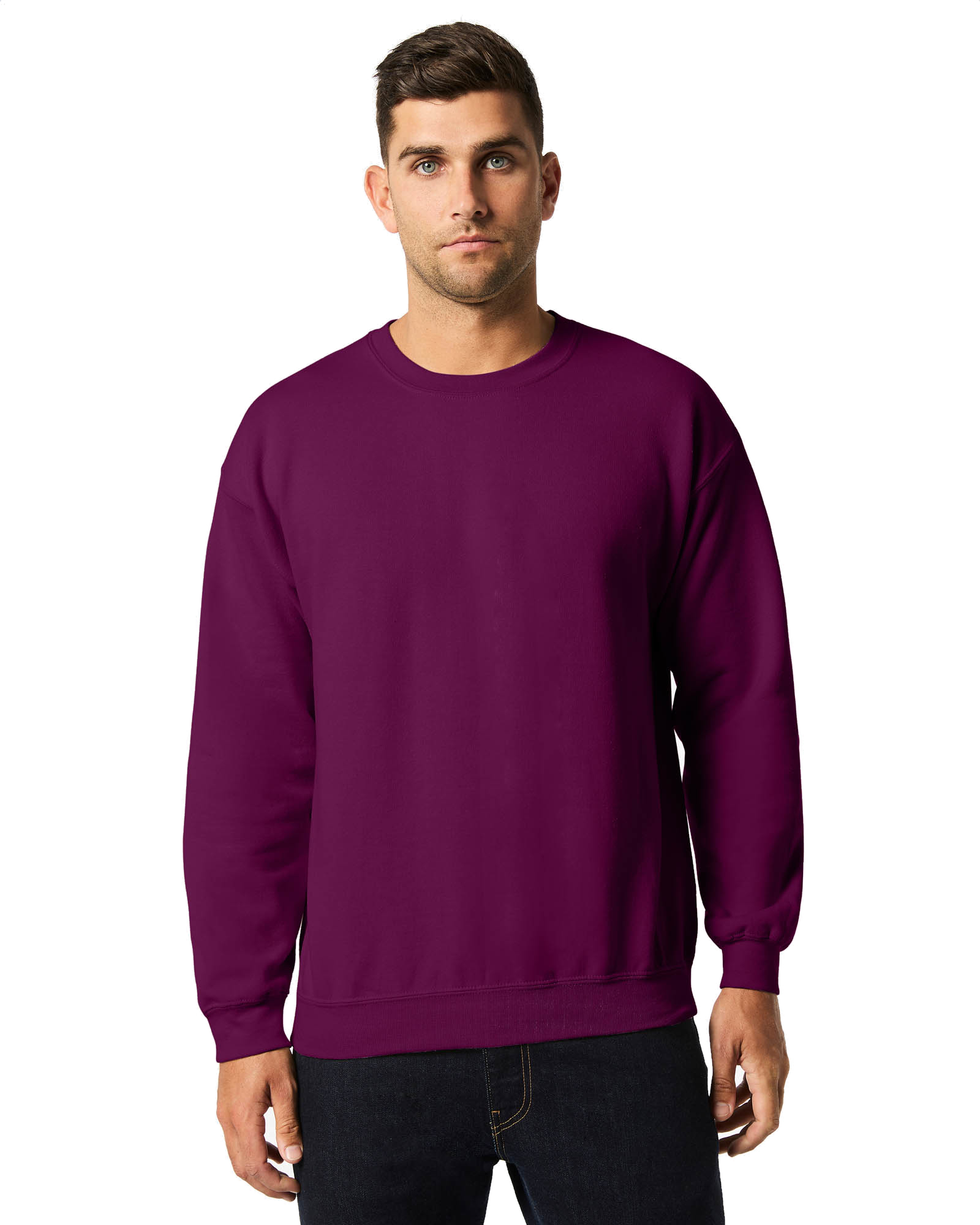 Gildan Heavy Blend Unisex Adult Long Sleeve Polycotton Crewneck Sweatshirt - Picture 30 of 45