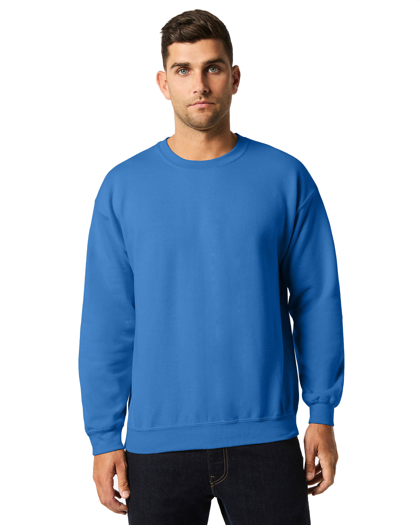 Gildan Heavy Blend Unisex Adult Long Sleeve Polycotton Crewneck Sweatshirt - Picture 37 of 45