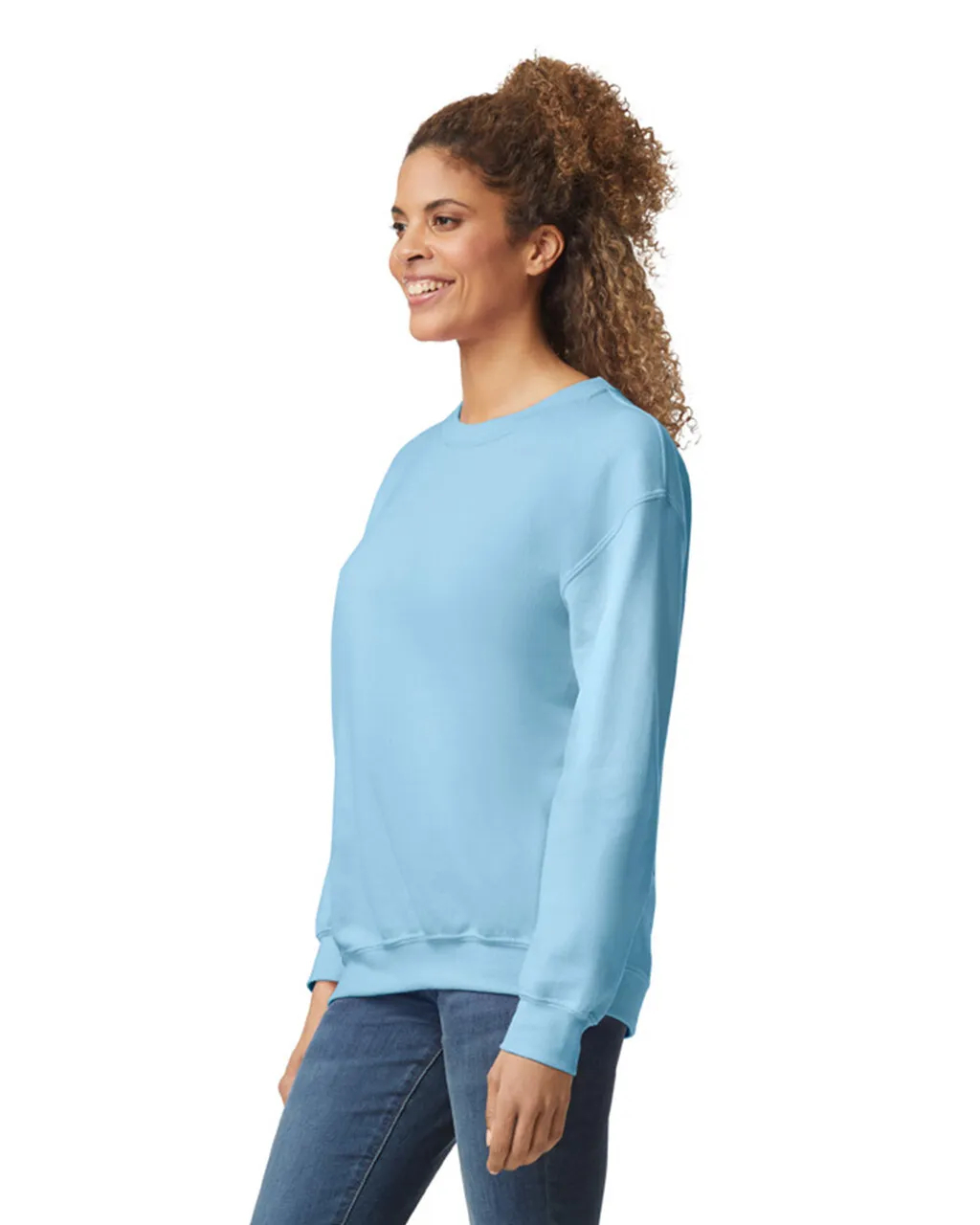 Gildan Heavy Blend Unisex Adult Long Sleeve Polycotton Crewneck Sweatshirt - Picture 26 of 45