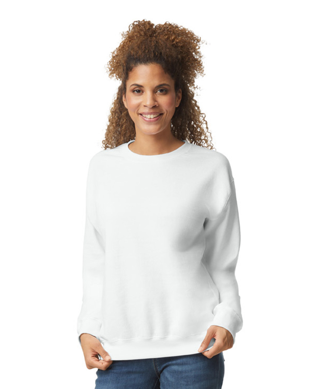 Gildan Heavy Blend Unisex Adult Long Sleeve Polycotton Crewneck Sweatshirt - Picture 43 of 45