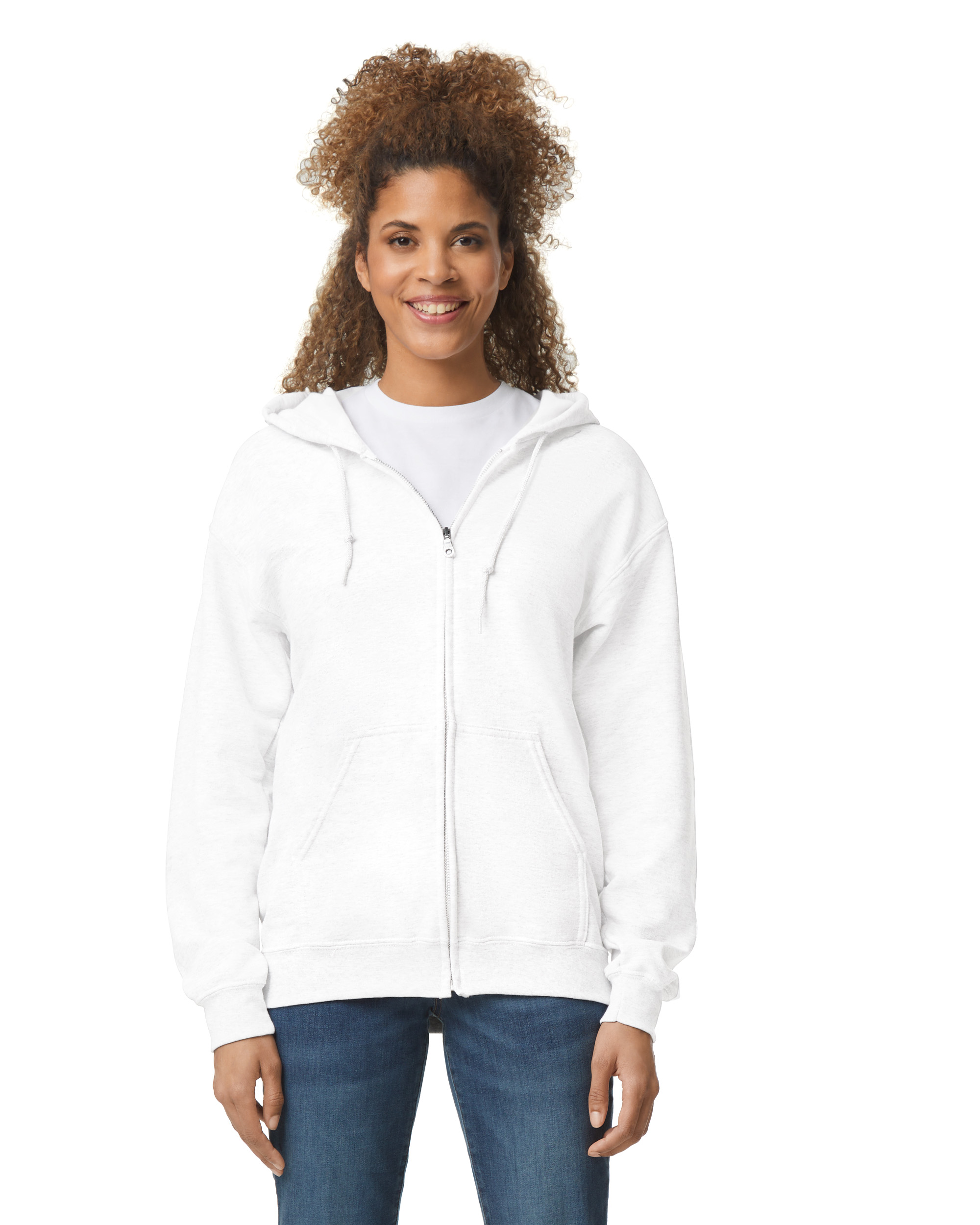 Gildan Heavy Blend Adult Full Zip Hooded Sweatshirt - Picture 18 of 20