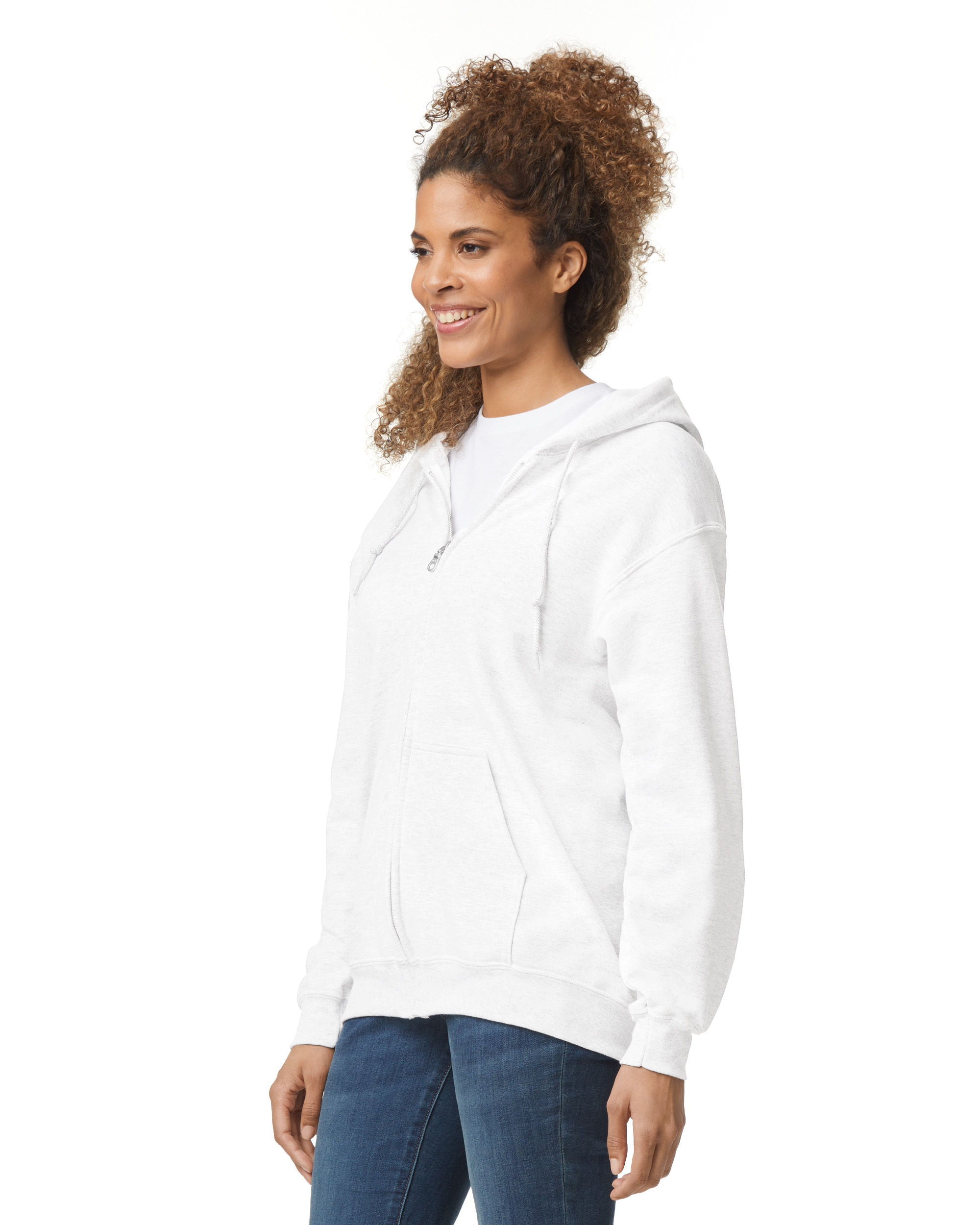 Gildan Heavy Blend Adult Full Zip Hooded Sweatshirt - Picture 20 of 20