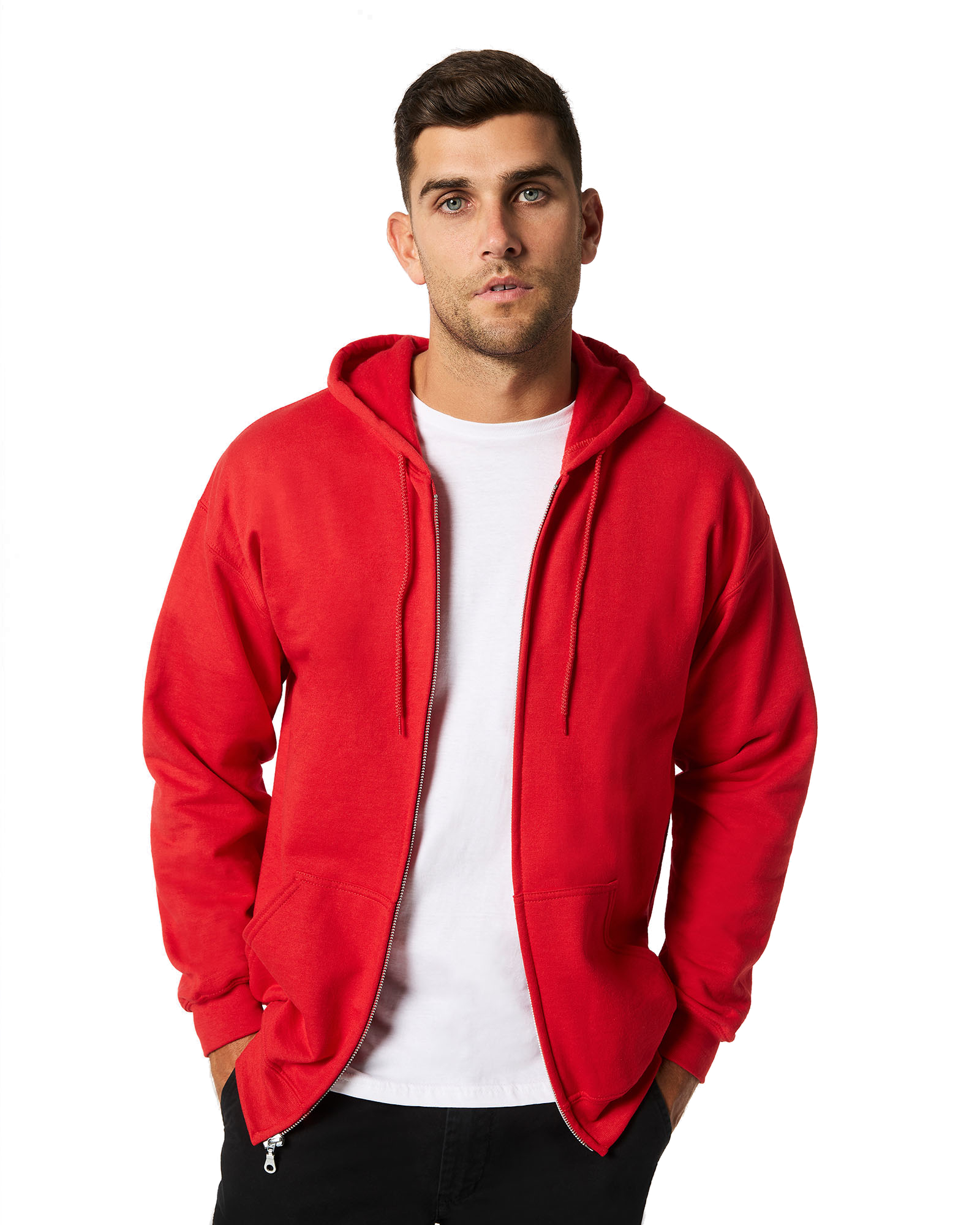 Gildan Heavy Blend Adult Full Zip Hooded Sweatshirt - Picture 12 of 20
