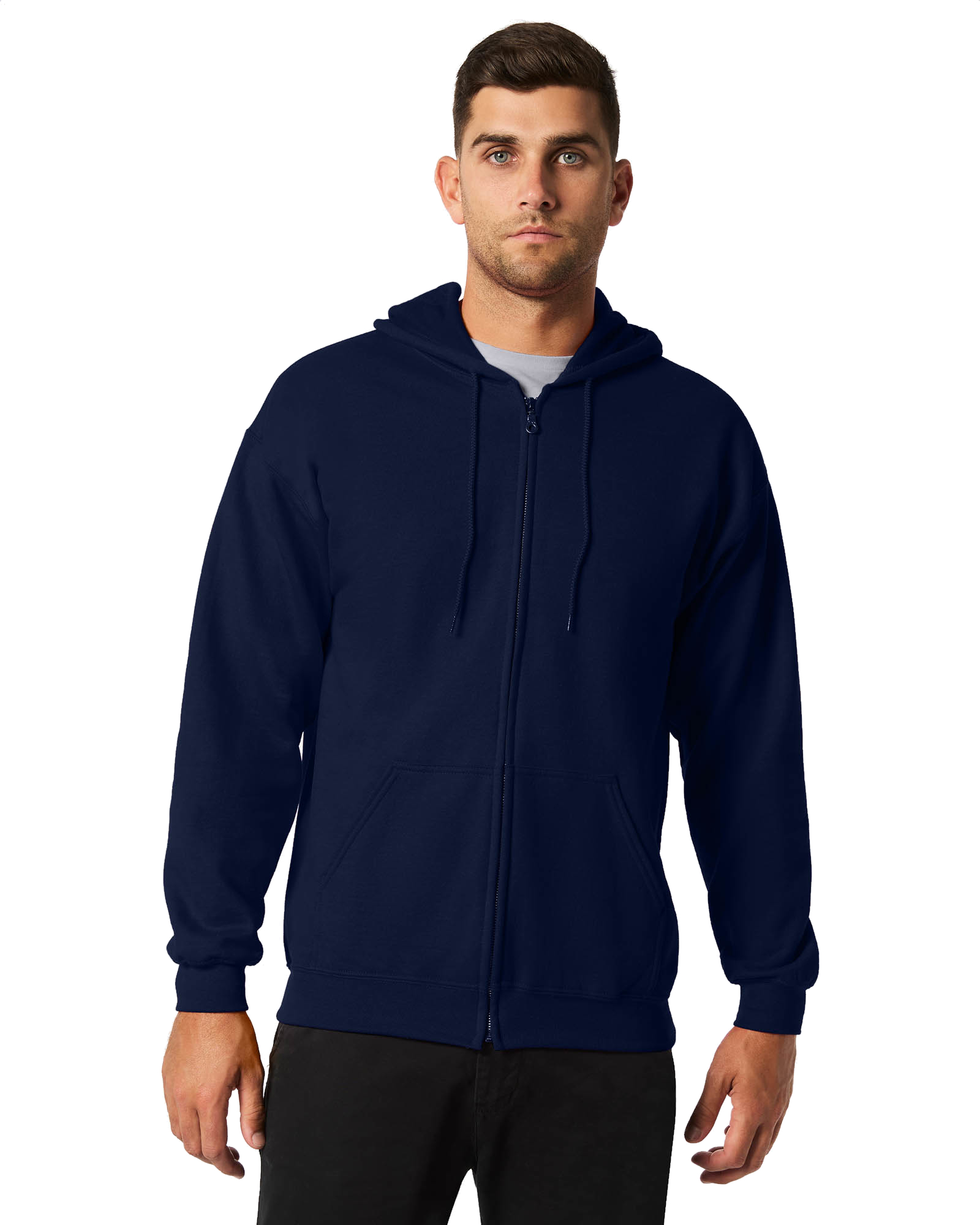 Gildan Heavy Blend Adult Full Zip Hooded Sweatshirt - Picture 10 of 20