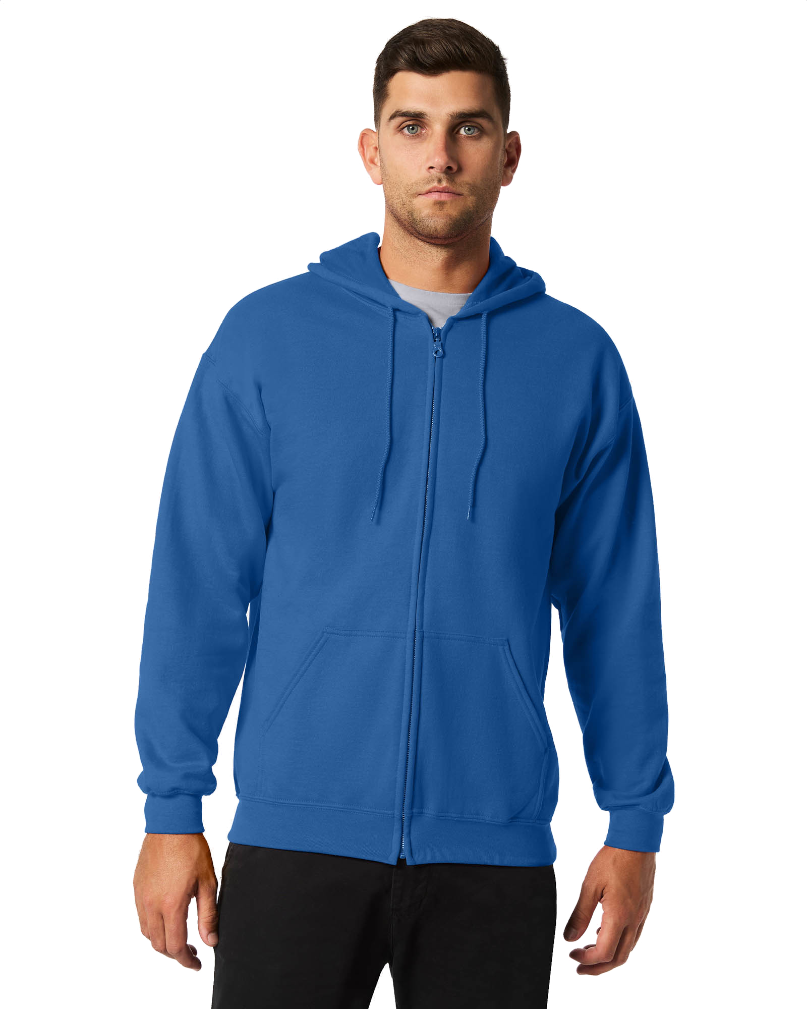 Gildan Heavy Blend Adult Full Zip Hooded Sweatshirt - Picture 14 of 20