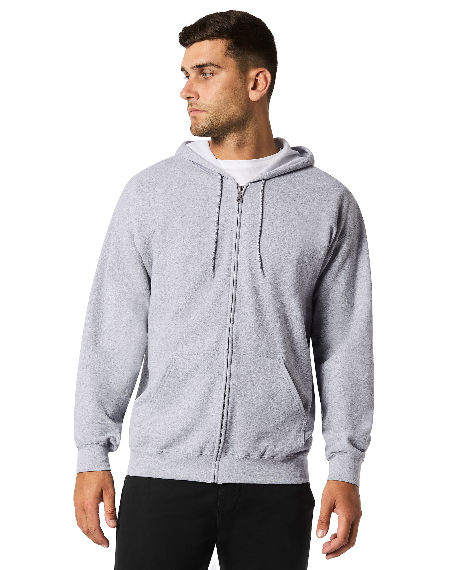 Gildan Heavy Blend Adult Full Zip Hooded Sweatshirt - Picture 16 of 20