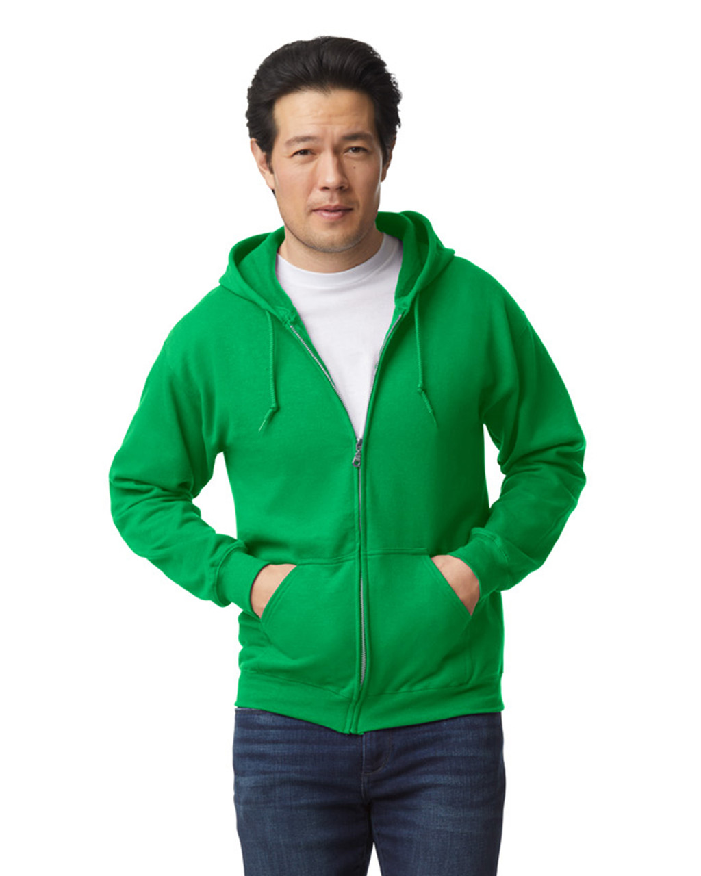 Gildan Heavy Blend Adult Full Zip Hooded Sweatshirt - Picture 7 of 20