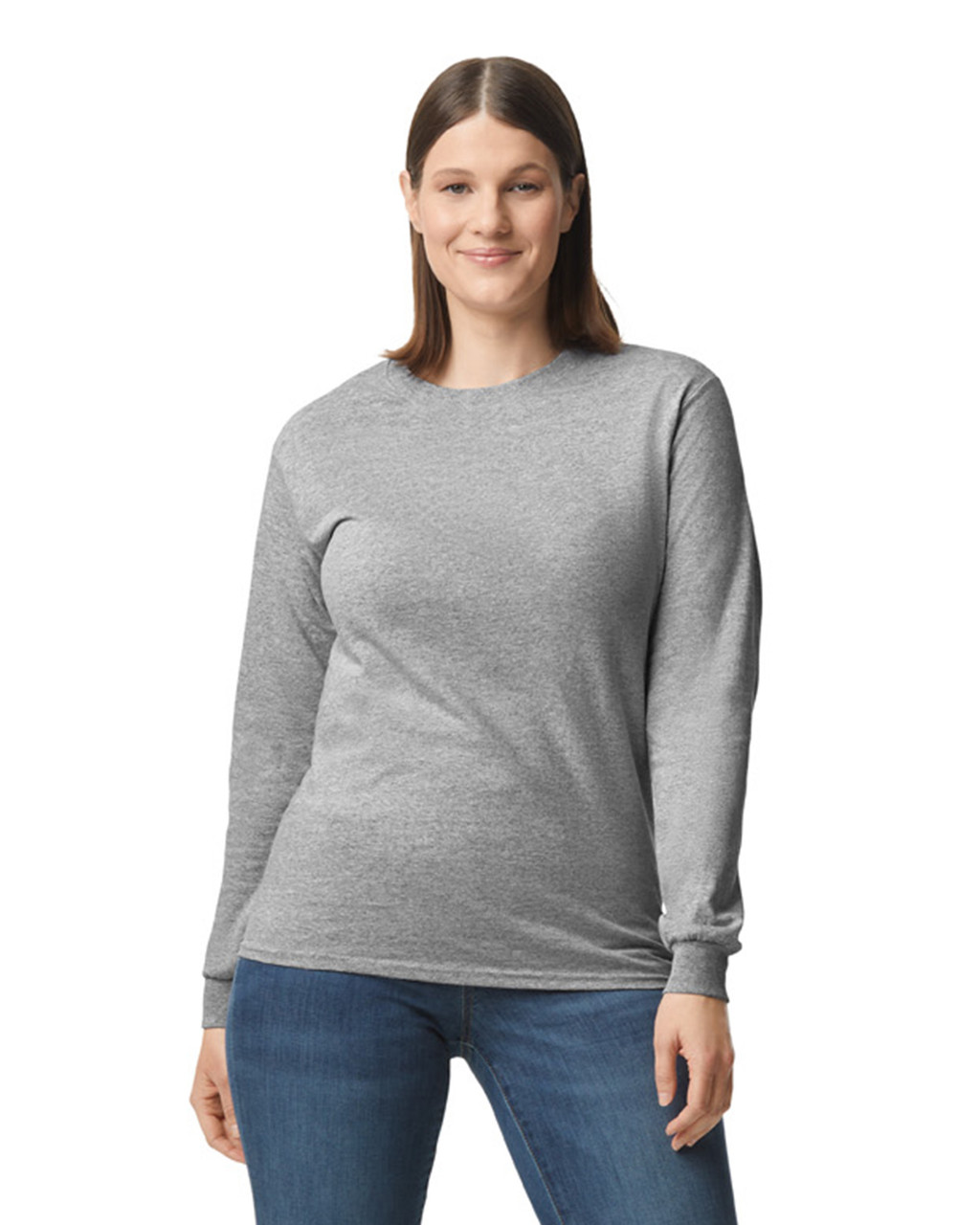 Gildan Heavy Cotton Adult Long Sleeve T-Shirt - Picture 10 of 15