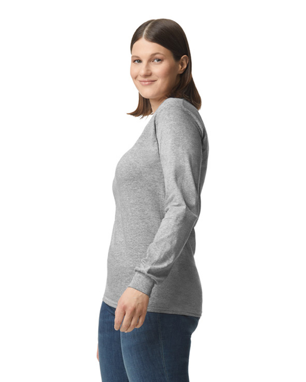 Gildan Heavy Cotton Adult Long Sleeve T-Shirt - Picture 12 of 15