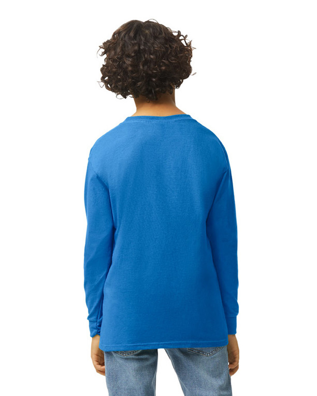 Gildan Heavy Cotton Youth Long Sleeve Crew Neck T-Shirt - Picture 13 of 20