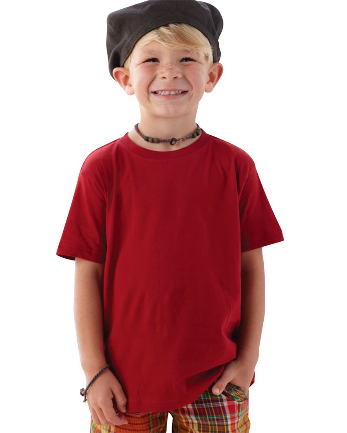 Camiseta deportiva fina de doble aguja de Rabbit Skins para niño pequeño. 3321 - Imagen 41 de 46
