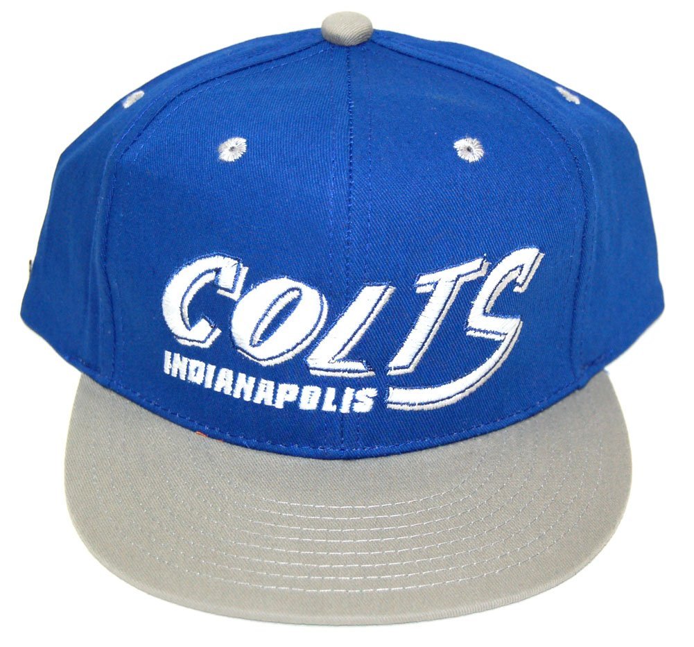 Vintage Indianapolis Colts Flatbill Snapback Cap Hat