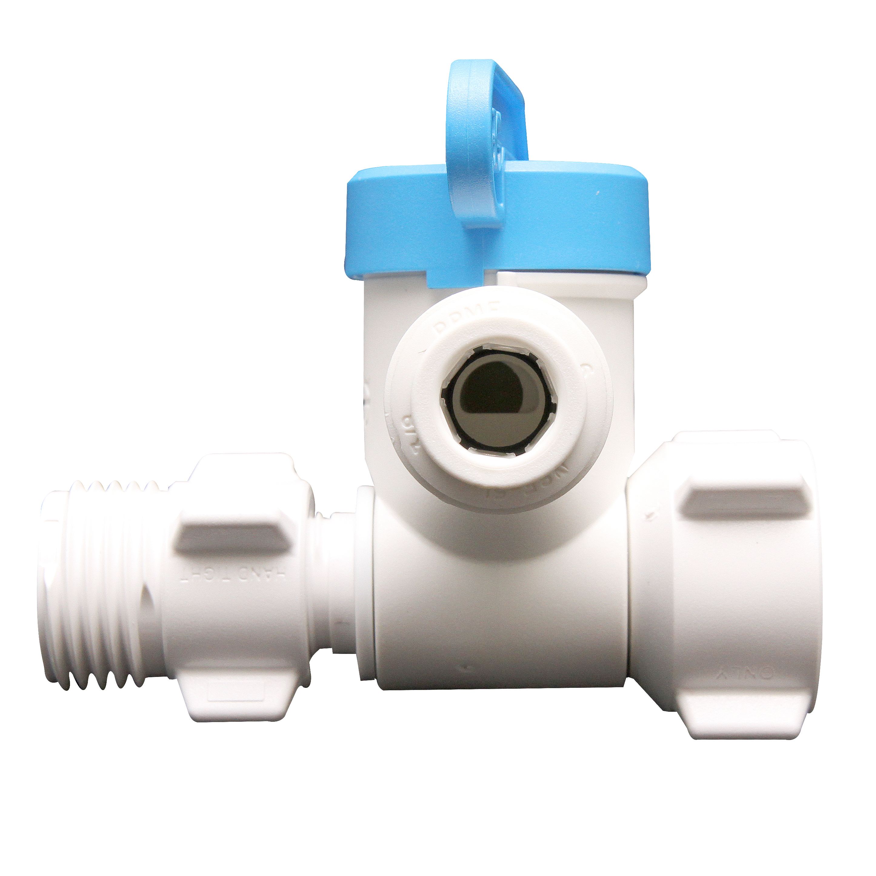 John Guest Angle Stop Adapter Valve 1/2" X 3/8" X 3/8" QC eBay