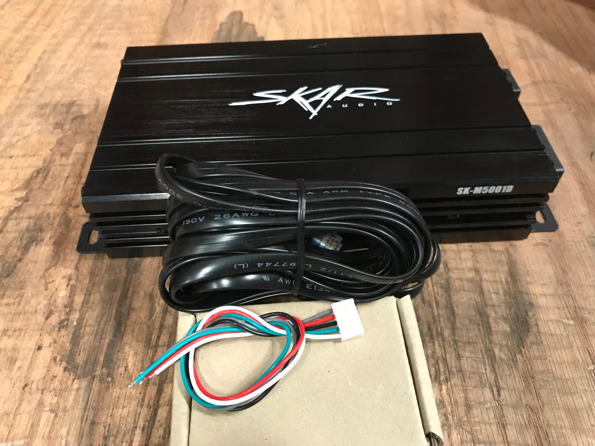 SKAR AUDIO REFURBISHED SKM5001D 1000 WATT MONOBLOCK MINI CLASS D CAR