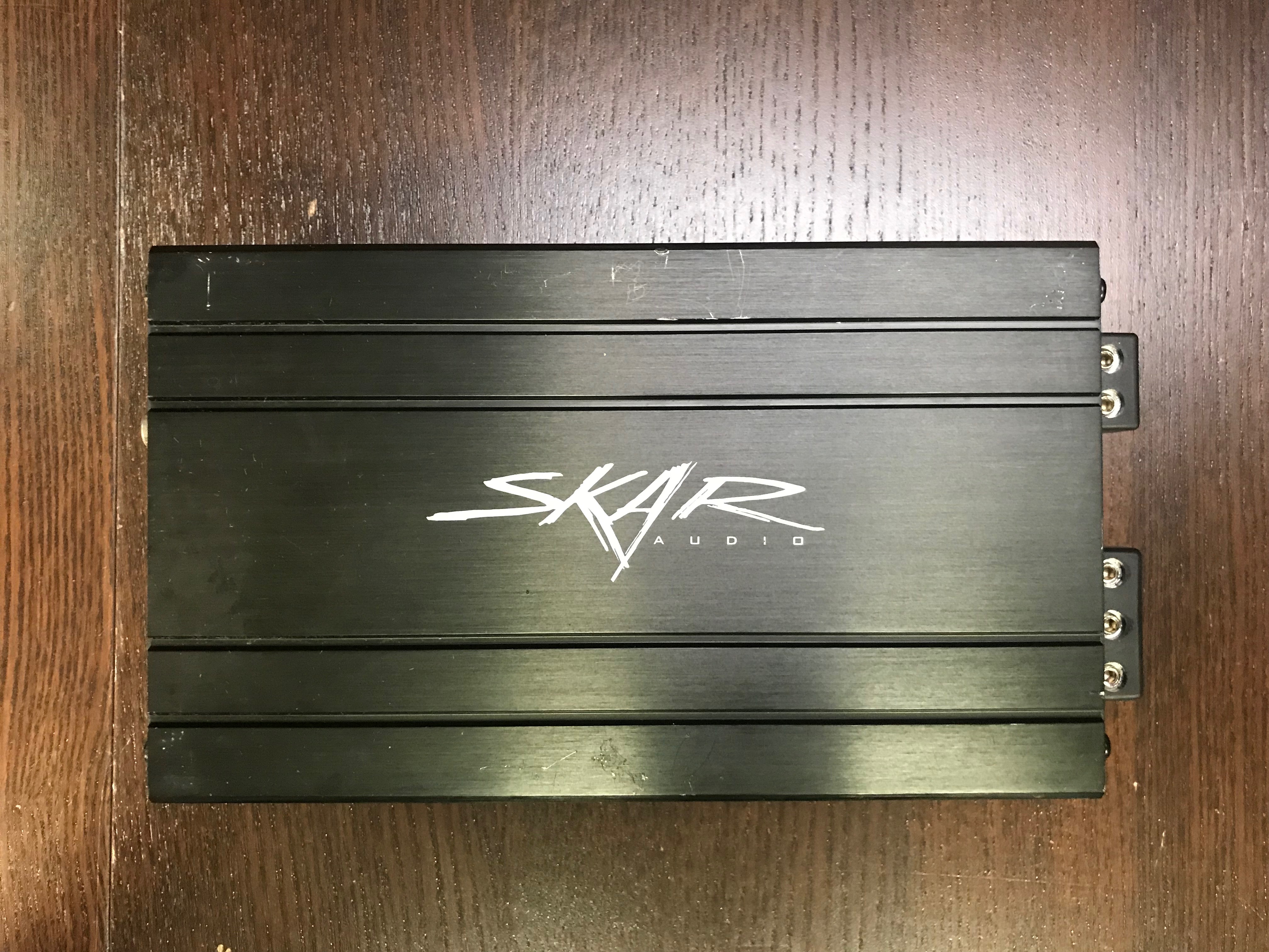 USED SKAR AUDIO SKM5001D 500W RMS ULTRA COMPACT CLASS D MONOBLOCK CAR