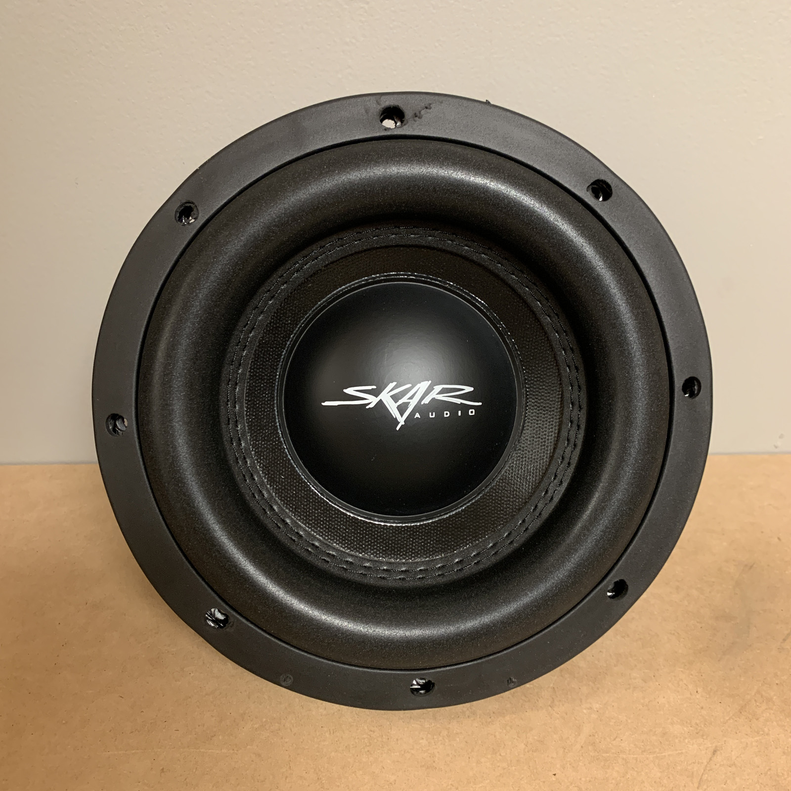 USED SKAR AUDIO VD-8 D2 8" 600 WATT MAX DUAL 2 OHM SHALLOW MOUNT CAR