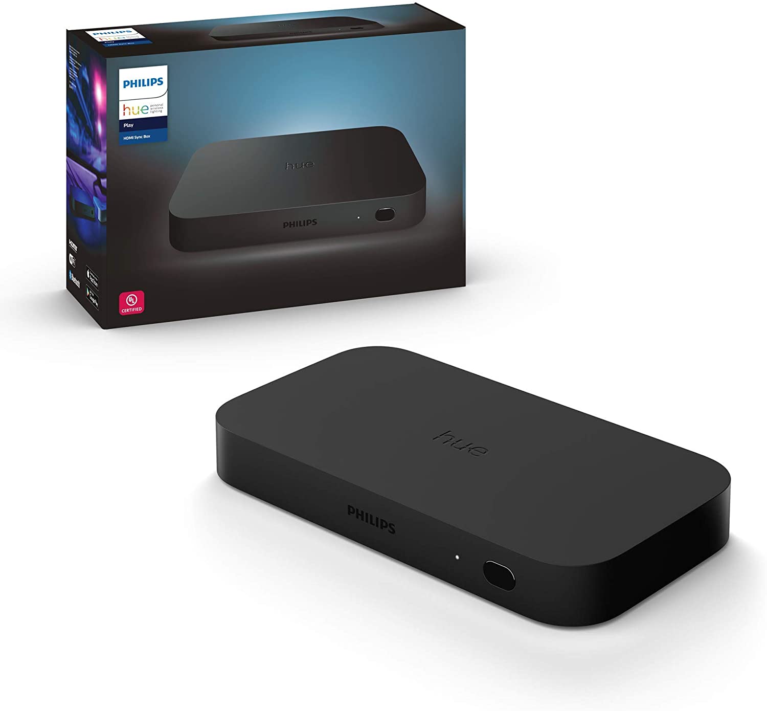 【Philips】Hue Sync Box Philips Hue Play HDMI Sync Box, “Includes sync box ONLY