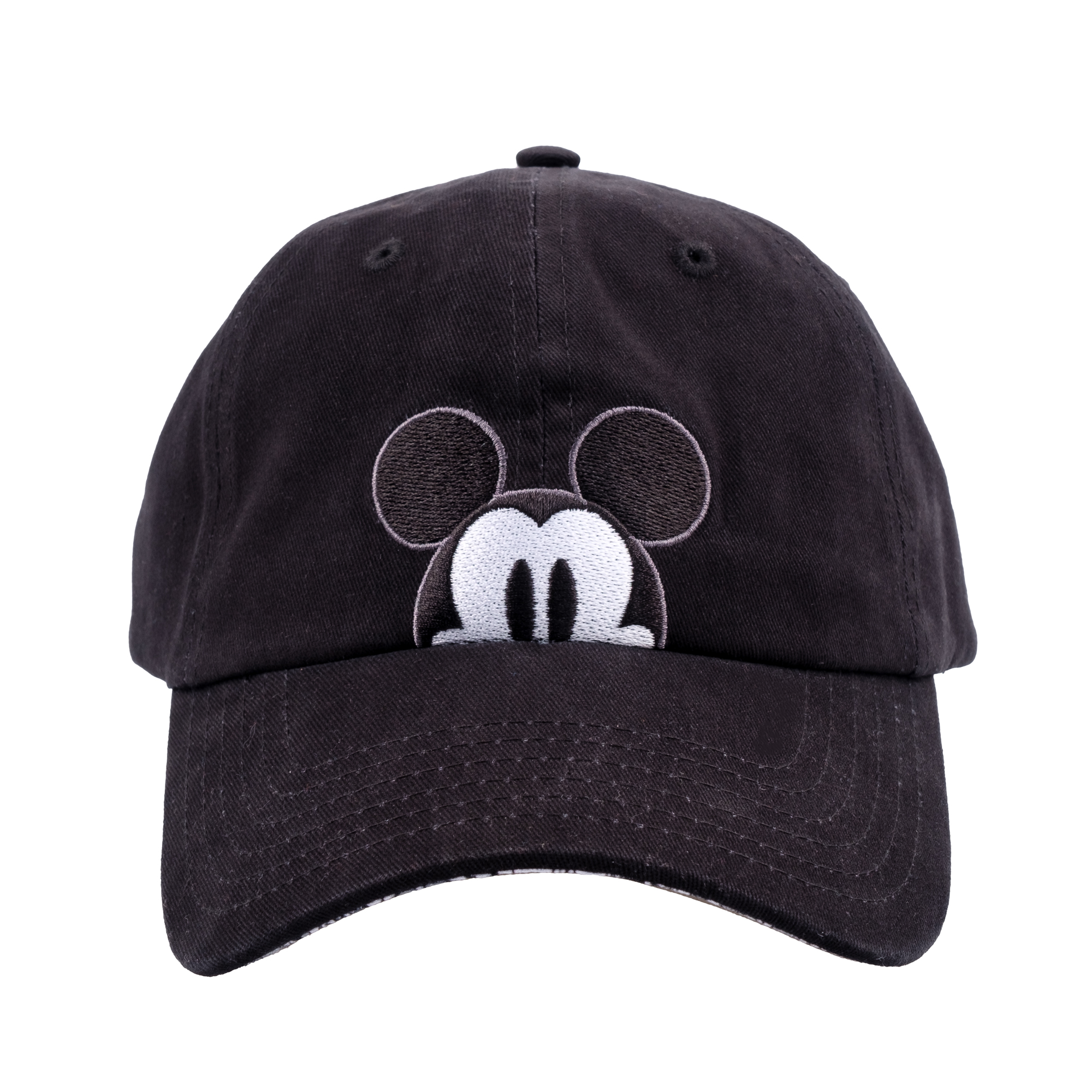 Disney Adult Embroidered Mickey Mouse Peek-A-Boo Cotton Adjustable Dad Hat 4290₽