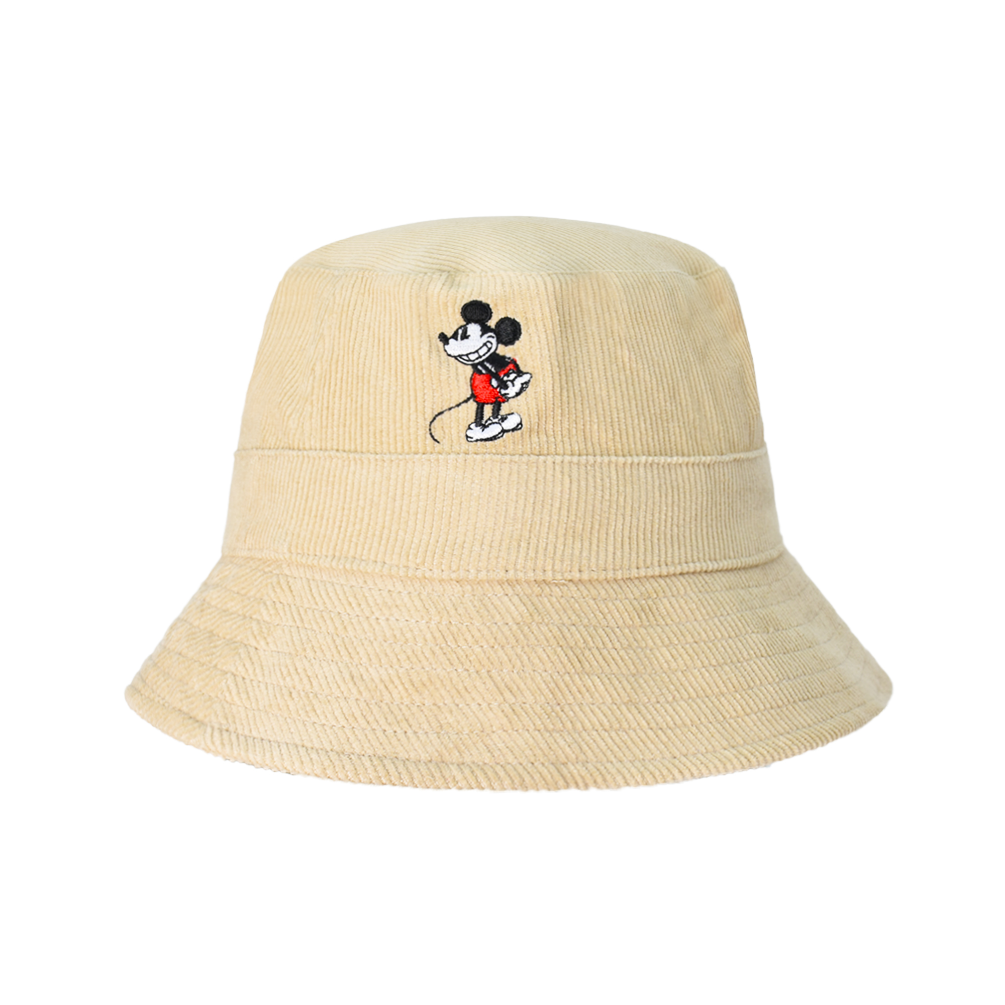 Disney Adult Mickey Mouse Corduroy Bucket Hat with Embroidered Logo Tan Medium 4490₽