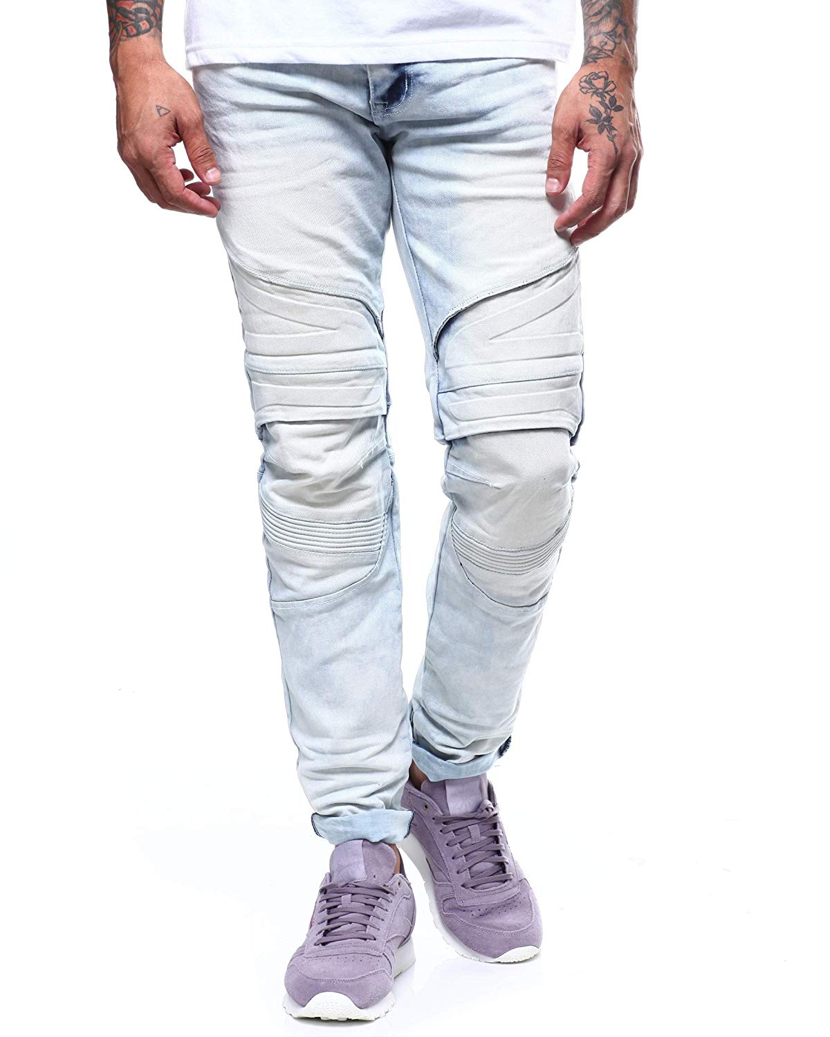 smoke rise denim jeans