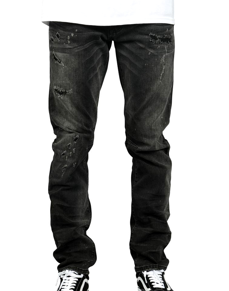 smoke rise slim fit jeans