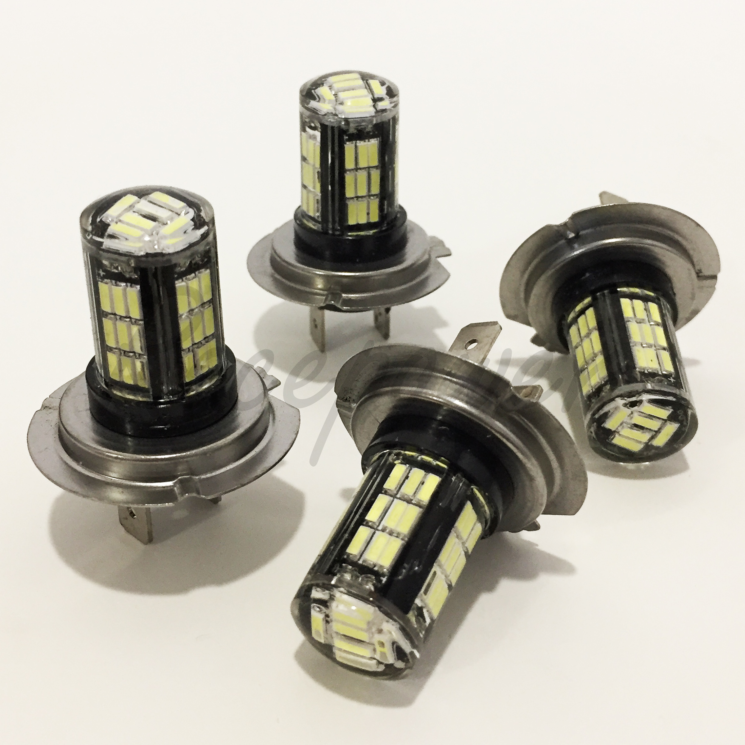 Combo 2 Pair H7 Samsung LED 57 SMD 6K White Headlight Light Bulbs High//Low Beam