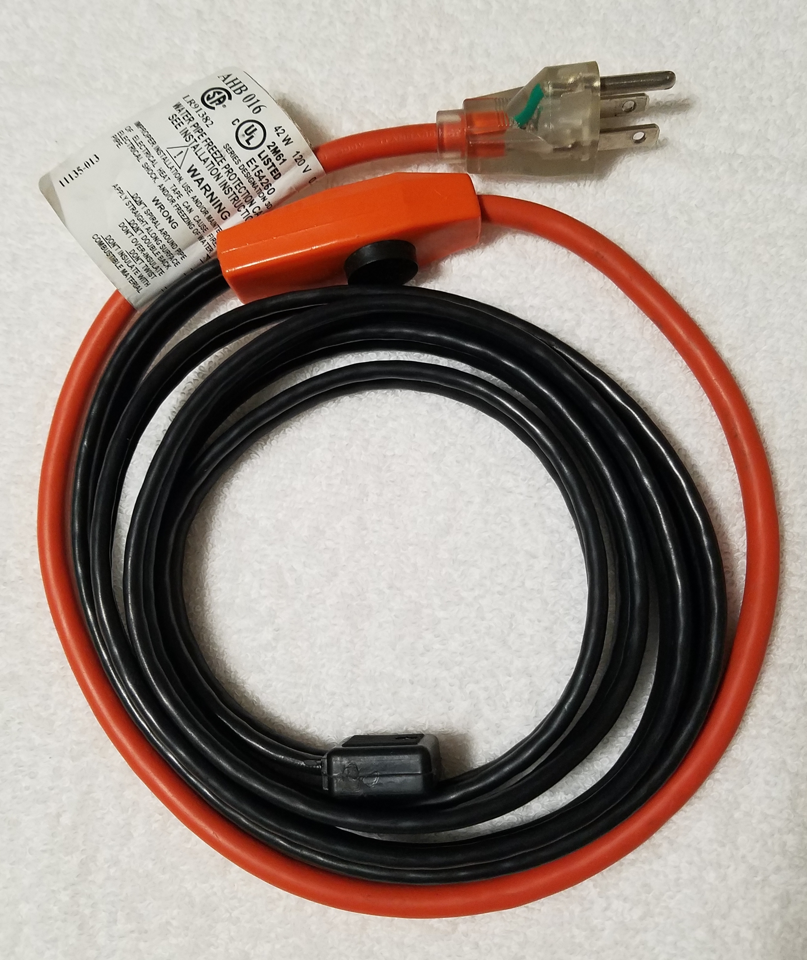 Frost King 3ft Electric Water Pipe Heating Cable New 77578015651 eBay