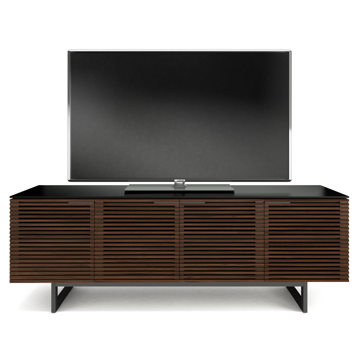 BDI Corridor 8179 Quad Media Consoles for TVs up to 85" (Chocolate Stained Walnut)