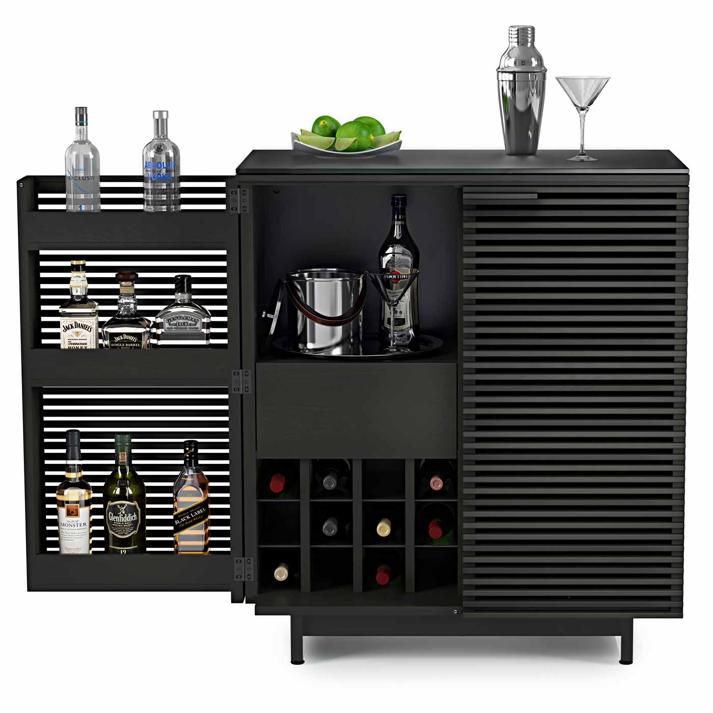 BDI CORRIDOR Compact Bar 5620 (Charcoal Stained Ash)