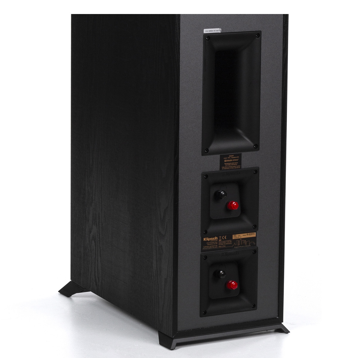 Klipsch R625FA Dolby Atmos Floorstanding Speakers Pair (Black