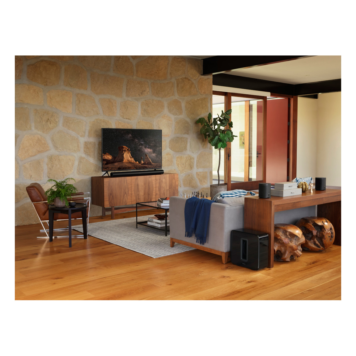 Sonos Entertainment Set with Arc Wireless Dolby Atmos Sound Bar and Subwoofer