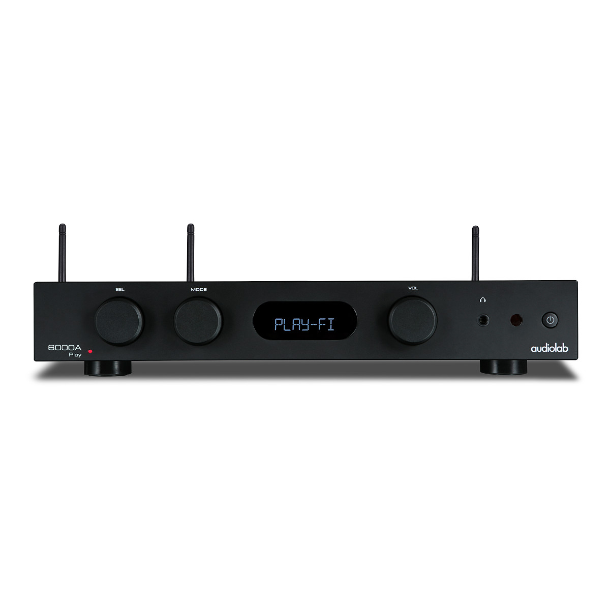 Audiolab 6000A PLAY Integrated Amplifier with Wireless Audio Streaming (Black)