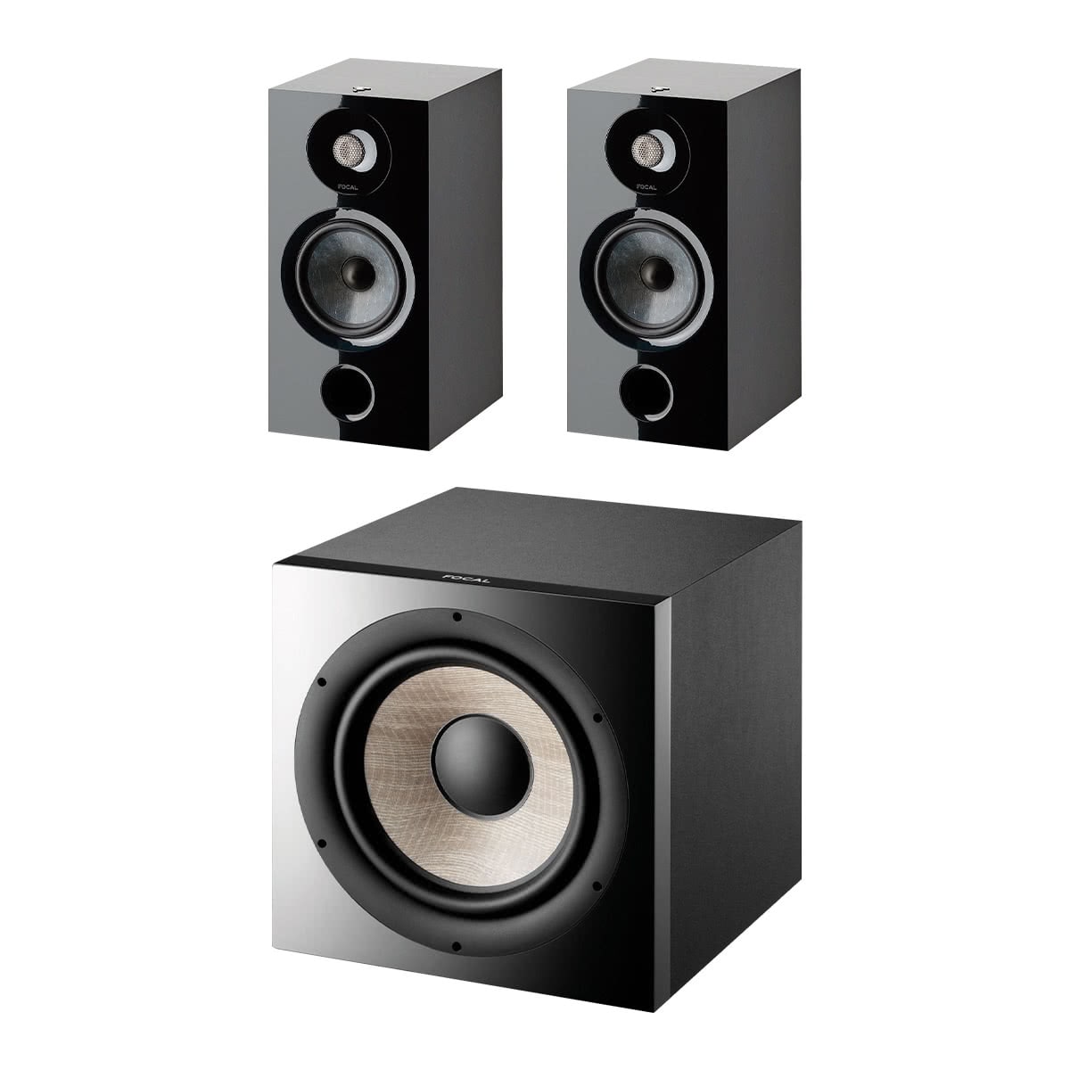 Focal Chora 806 Bookshelf Speakers with Sub 1000 F High...
