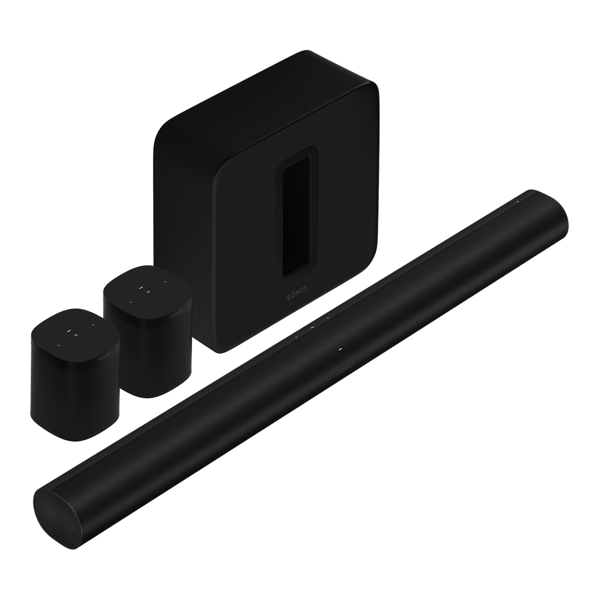 Sonos Surround Set with Arc Wireless Dolby Atmos Sound Bar,...