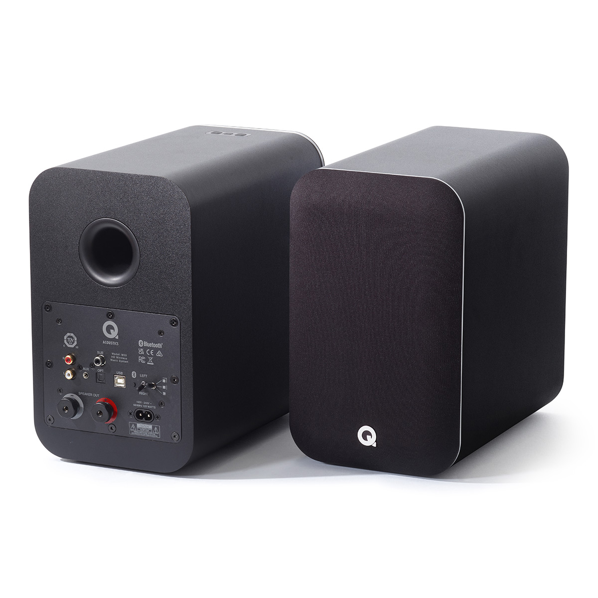 Q Acoustics Q M20 HD Powered Wireless Bookshelf Speaker Music...