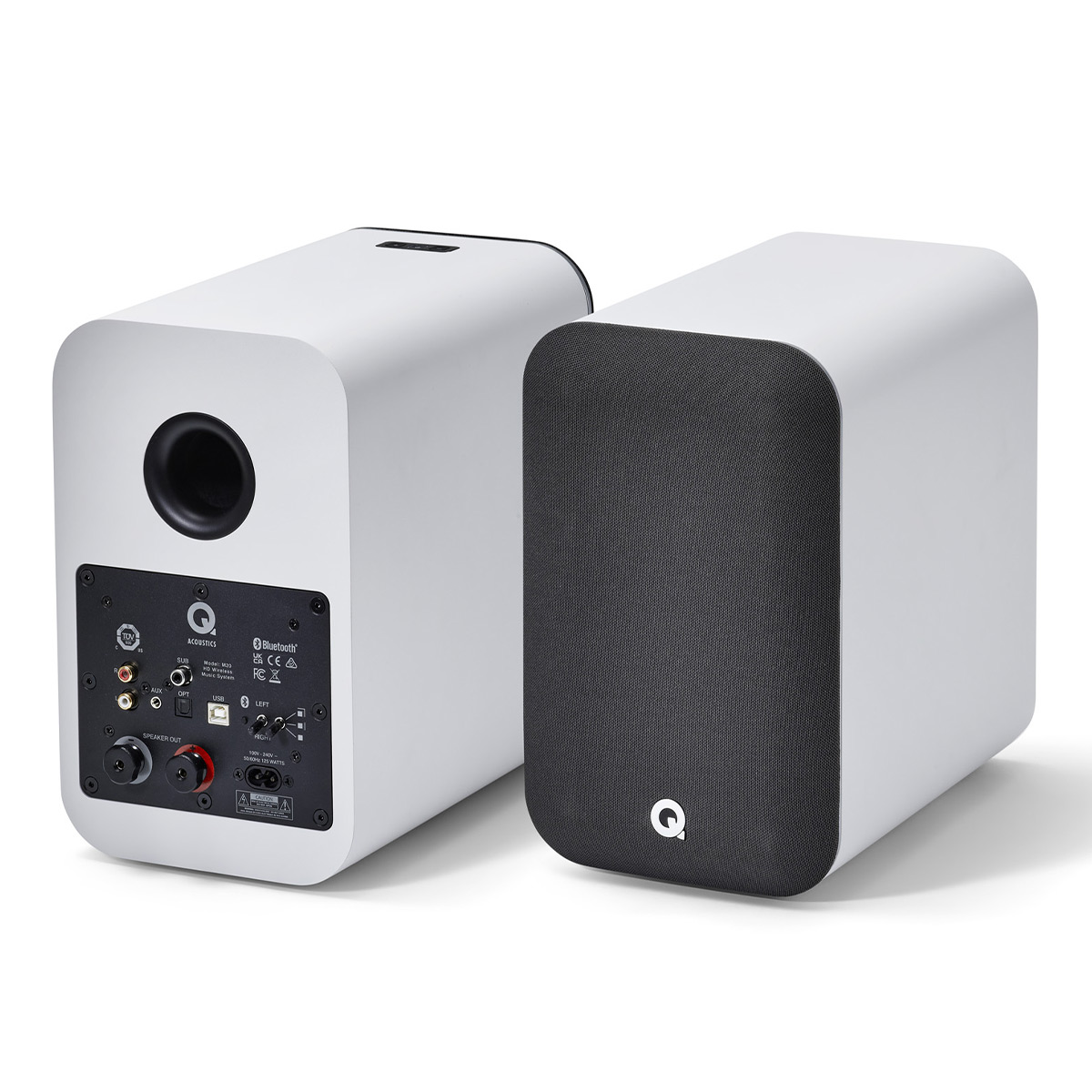 Q Acoustics Q M20 HD Powered Wireless Bookshelf Speaker Music...
