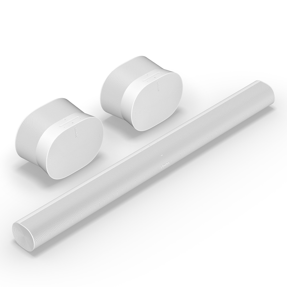 Sonos Ultimate Surround Set with Arc Wireless Soundbar and Pair of Era 300 Wireless Smart Speaker (White)