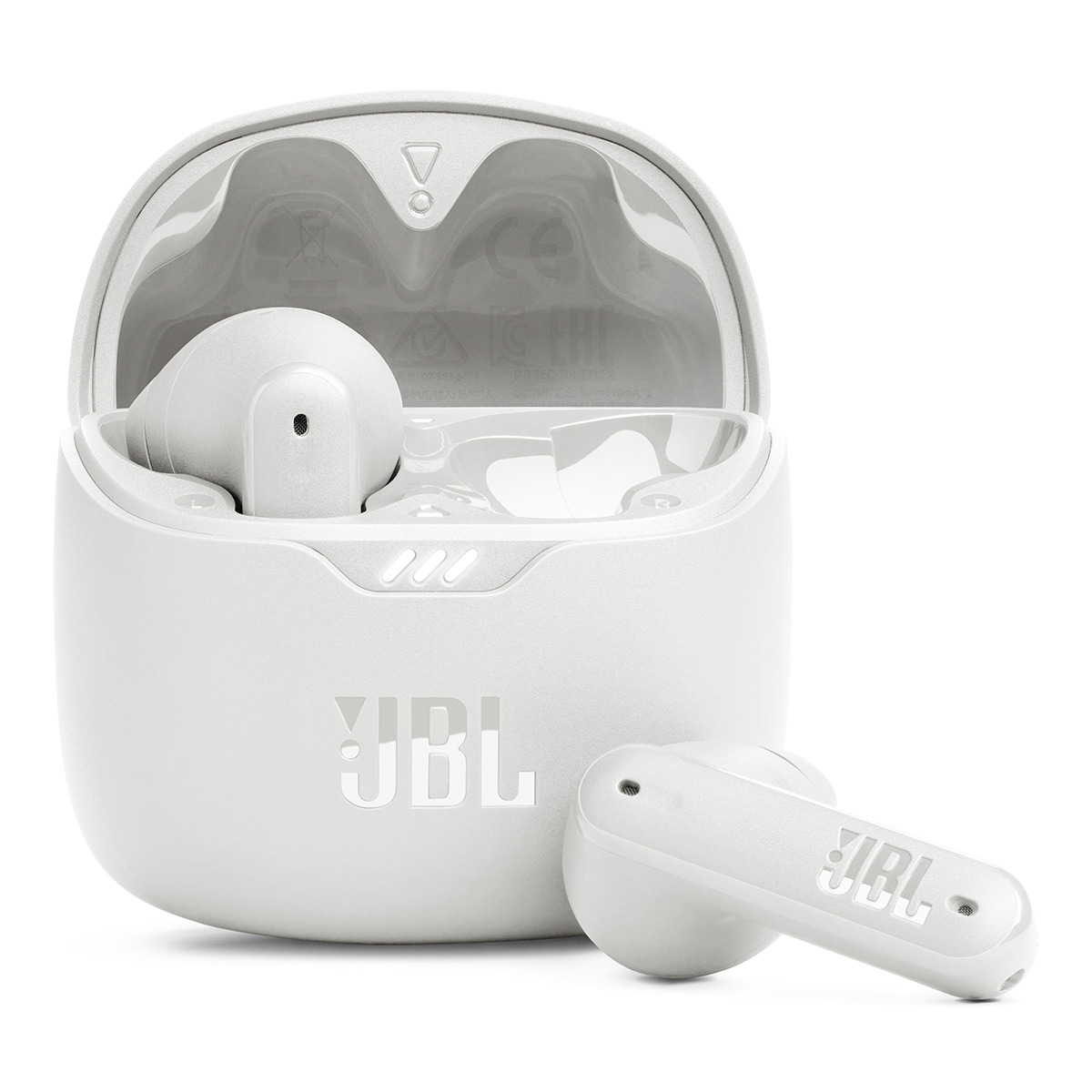 JBL Tune Flex True Wireless Noise Cancelling Earbuds with Bluetooth 5.2, Ambient Aware, and IPX5 Water Resistance - White