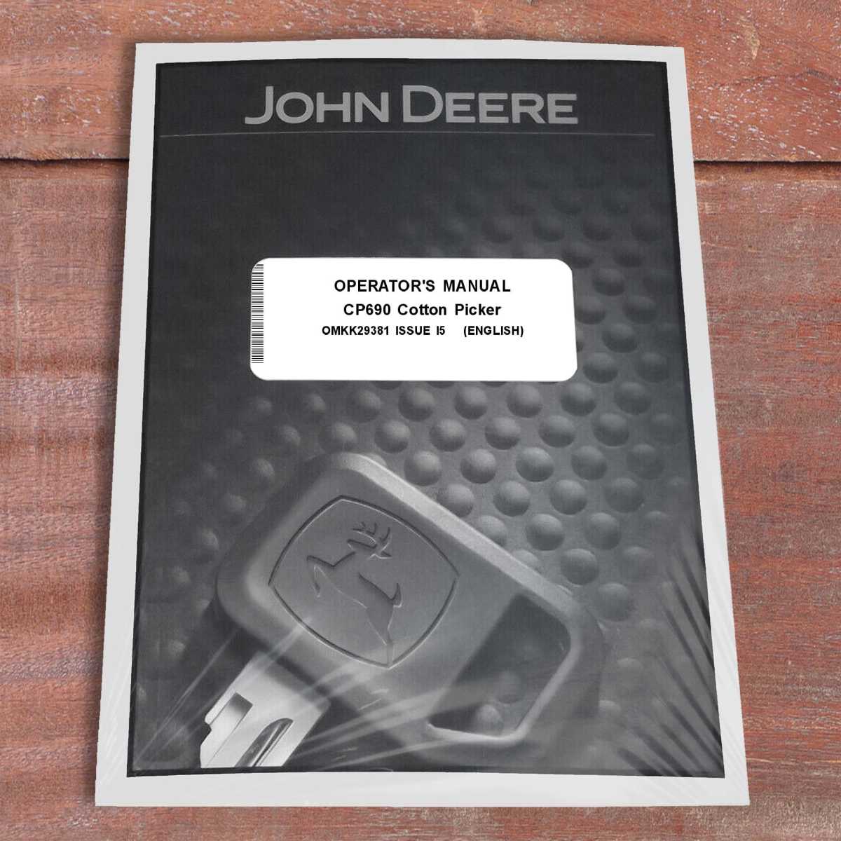 John Deere CP690 Cotton Pickers Owners Operators Manual - OMKK29381