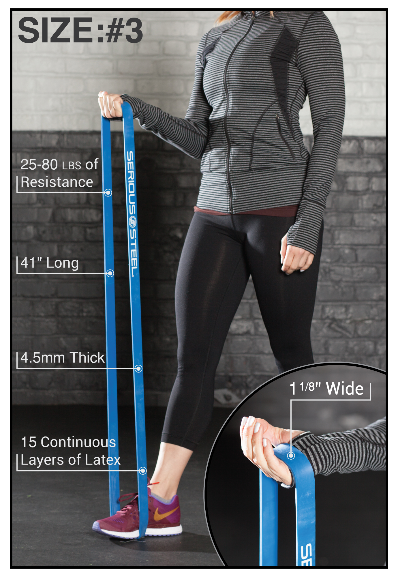 Serious Steel Fitness 41" Pull Up Assist Band Exercise Bands eBay