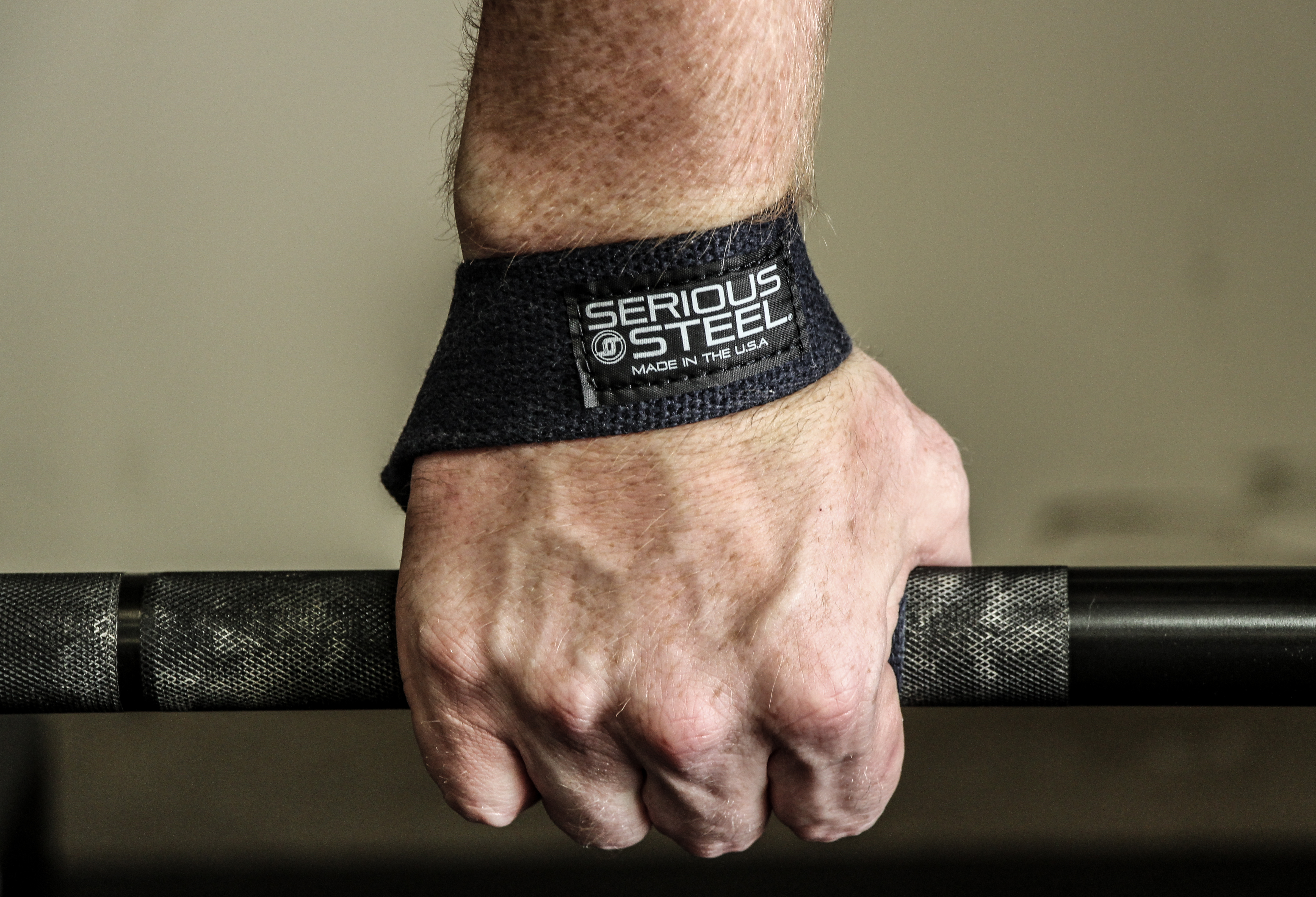 Serious Steel Fitness Adjustable Weightlifting Wrist Straps Made in