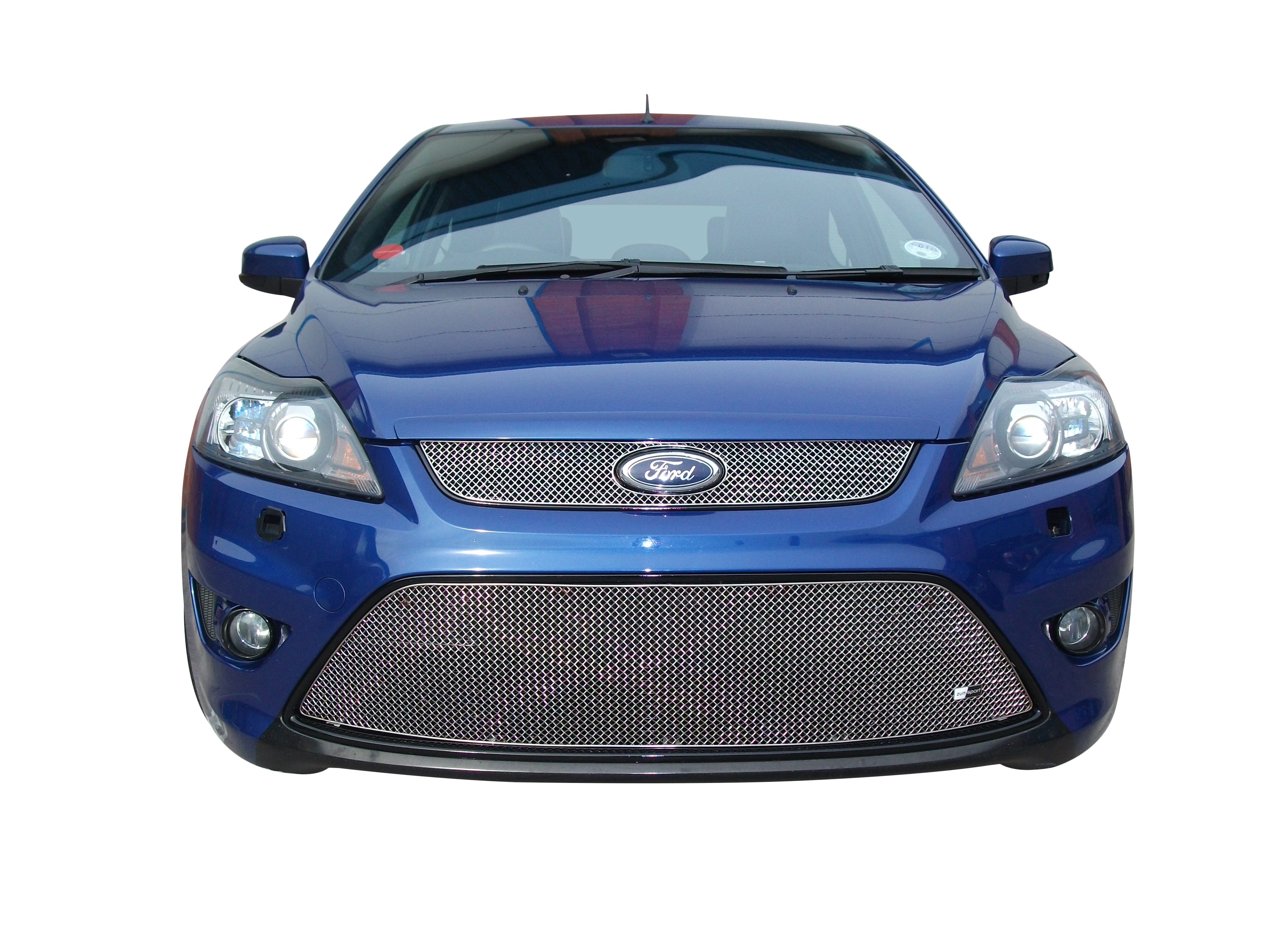 Lower Grille Set 2004 to 2008 Zunsport Compatible With Chrysler Crossfire Silver finish