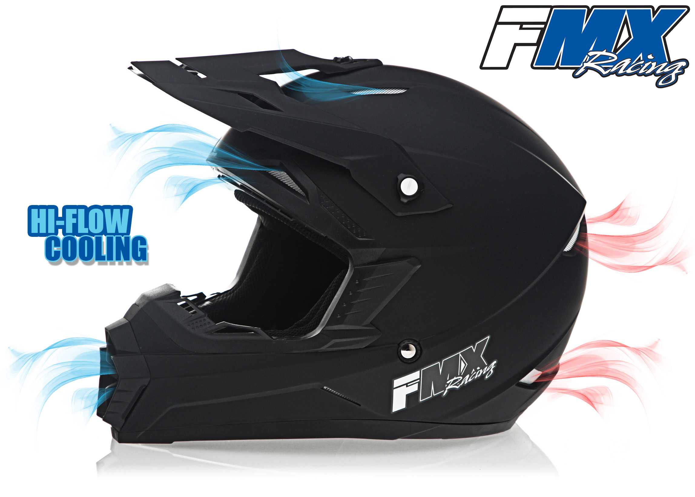 FMX Motocross Dirt Bike Off-Road ATV DOT Helmet - Picture 12 of 58