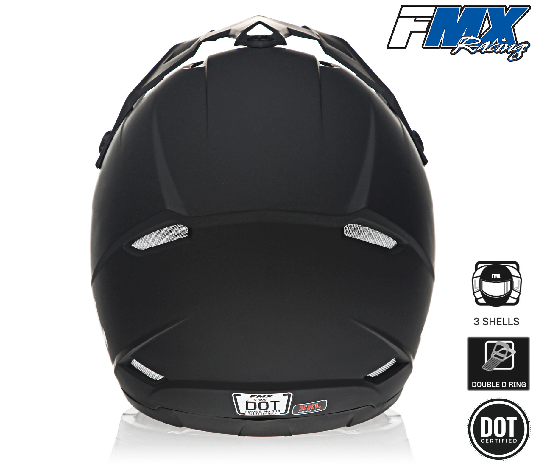 FMX Motocross Dirt Bike Off-Road ATV DOT Helmet - Picture 14 of 58