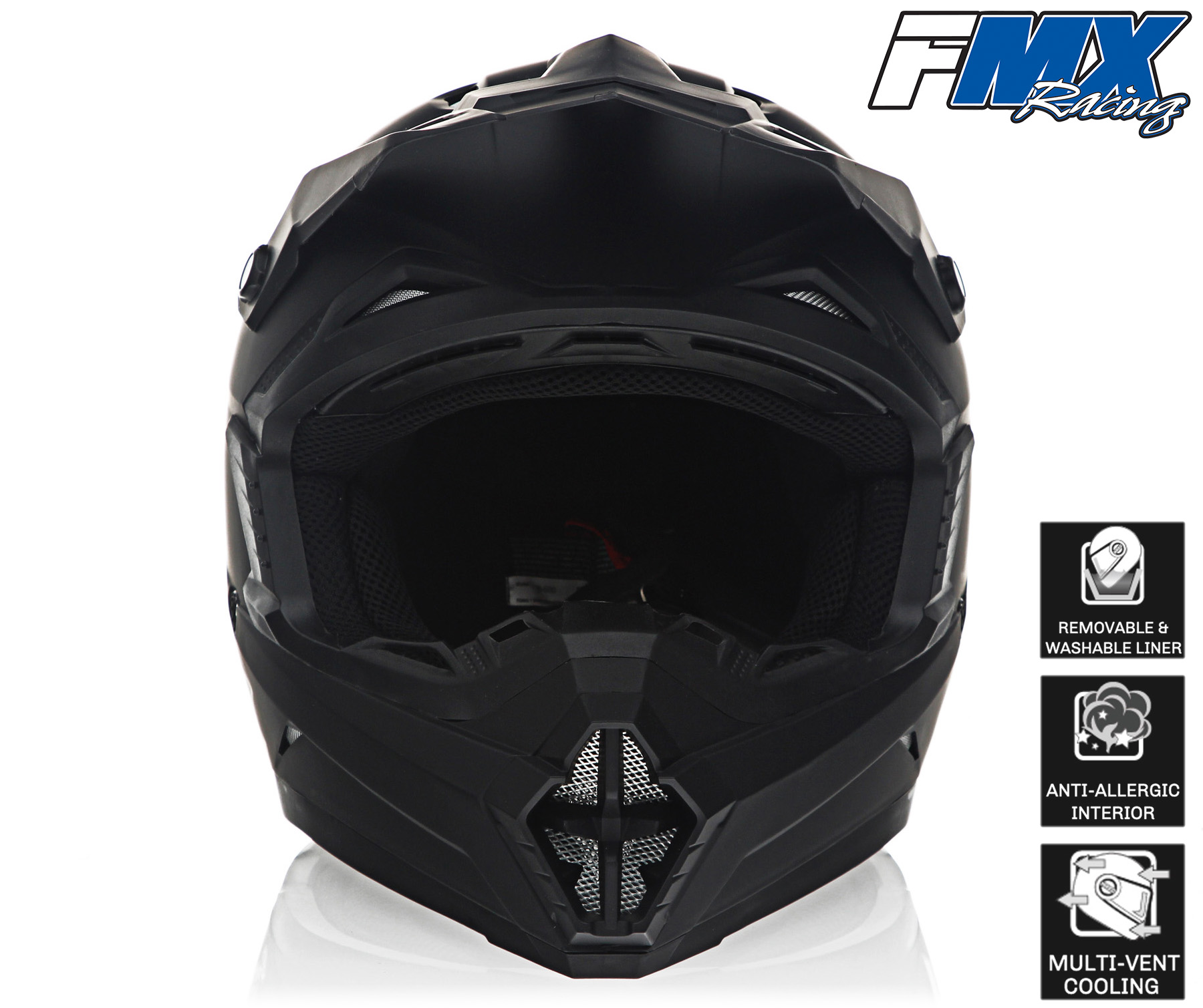 FMX Motocross Dirt Bike Off-Road ATV DOT Helmet - Picture 15 of 58